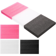 6 kpl neulahuovutustyynysetti 15x10x3cm tiheää huovutusta, helmiäisistä ja puuvillasta valmistettuja tyynyjä, monivärisiä vaahtomuovimattoja