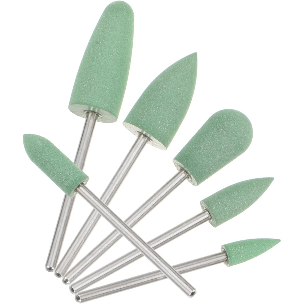 Hkhbjs 6Pcs Sanding Head Nail Drill Bits Manicure Drill Bit Small Nail For Supplies Women