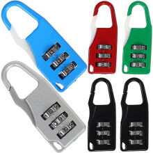 6 candados de combinación para equipaje, material de hierro, diseño elegante y versátil, alta seguridad.