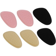 Lot de 6 paires de coussinets anti-douleur pour talons hauts femme, avec semelles antidérapantes pour l'avant-pied.