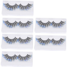 Paar Pailletten-Wimpern für Damen, Pailletten-Wimpernverlängerungen für Augendekorationen bei Partys und Events