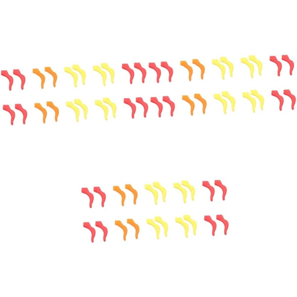 Hkhbjs 72Pcs Creative Glasses Hooks Eyeglasses Retainers Silicone Eyeglasses Legs For Spectacles Practical Glasses Accessories For Daily Use