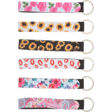 6-teiliges Schlüsselanhänger-Set mit langen Armbändern für Schlüssel und Lippenstifthalter, robuste Schlüsselring-Lanyards