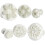 6 st silikonkakform DIY-kakform Julkaka Non-stick Premium silikonmaterial 1