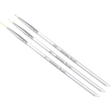 6-delige set nagelkunstpenselen met dubbele kop, speciaal voor vrouwen. Gemakkelijk te gebruiken en mee te nemen.