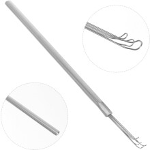 Earpicks de aço inoxidável Metal Ear Scoops 2pcs Set Portable Ear Cera Remoção Ferramentas