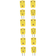 12 st. termoelementadapter hane hona kontakt