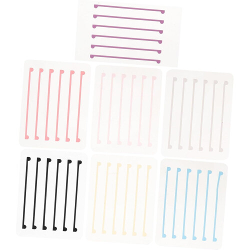 7 Sheets Silicone Eyelash Lift Pads Multi-color Lash Perming Shields