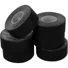 6 Rollen selbstklebende Schweißschutz-Kragenaufkleber für Herrenhemden, schwarz, 2,5 cm x 8 m, auch als Hut-Fleckenschutz geeignet