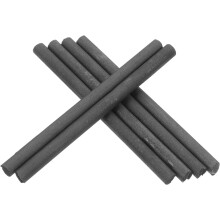 Lot de 6 tiges d'agitation conductrices en graphite, électrodes de carbone de 7 mm x 100 mm pour la fusion de l'or et de l'argent.