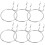 6pcs Pegboard Hooks Display Shelf Hooks for Hanging Cups for Pegboard Storage Rack 1