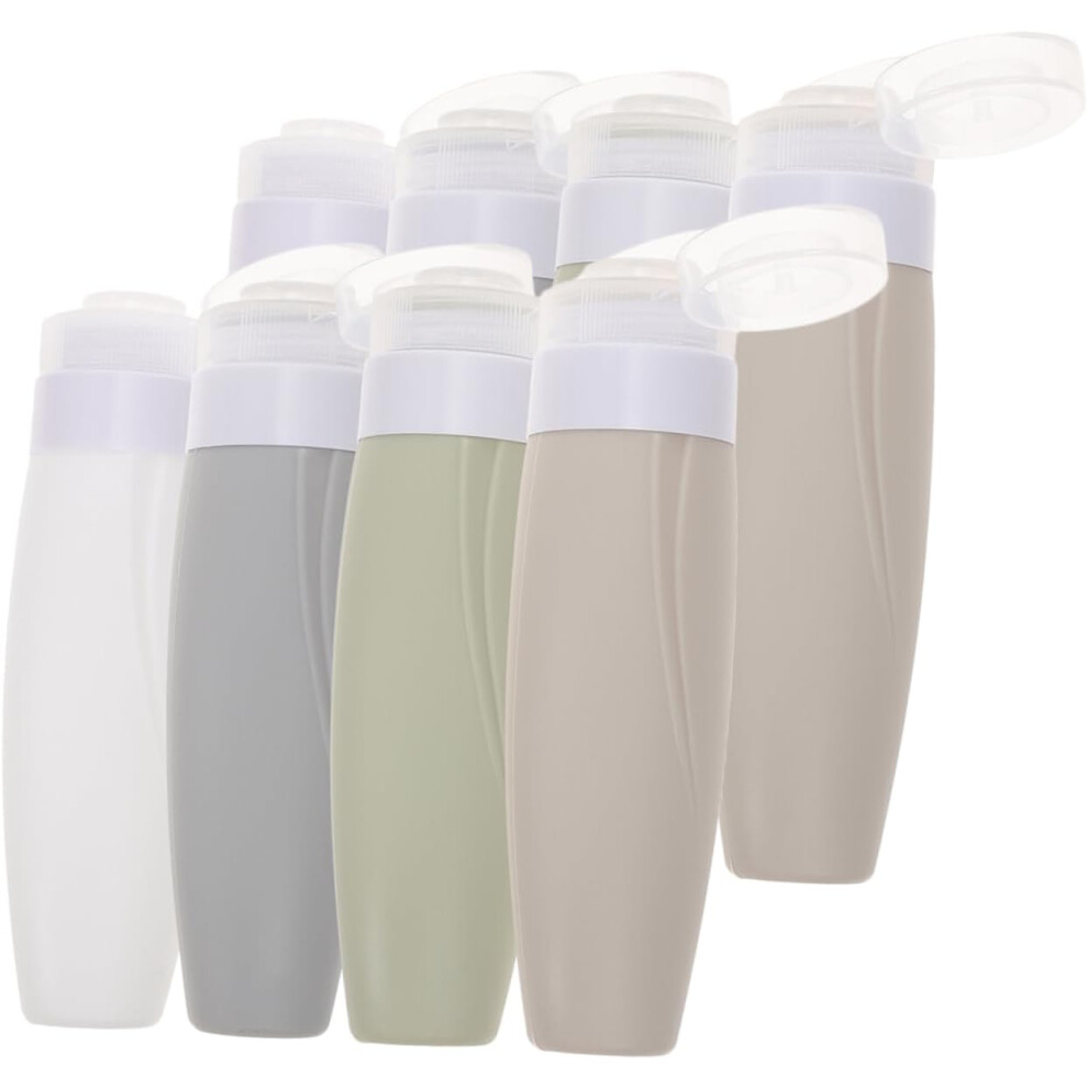 Hkhbjs 8Pcs Travel Bottles Toiletries Containers For Shampoo Conditioner