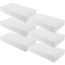 6 Stück hochdichte Schaumstoffblöcke, 30 x 15 x 5 cm, rechteckige Bastelschaumstoffplatten