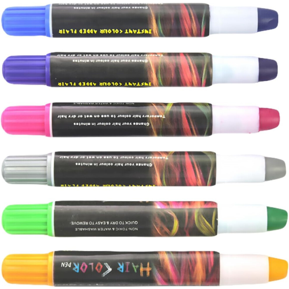 Hkhbjs 6Pcs Hair Chalk Temporary Hair Dye Crayon Set For For Temporary Styling And