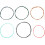 6pcs Colored Classical Guitar Strings Acoustic Musical Instrument Strings 1