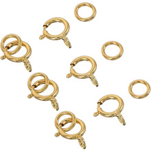 pezzi Fibbia per gioielli Connettore a molla Collana Ciondolo Chiusura Catena Anelli Connettore Braccialetto