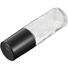 Lot de 6 flacons roll-on rechargeables de 30 ml en verre blanc, flacons portables pour huile.