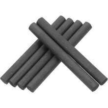 Lot de 6 tiges cylindriques en graphite conductrices robustes pour agitateurs, destinées aux procédés de fusion en laboratoire.