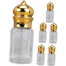 6 Stück ätherische Öl-Rollflaschen aus Glas, kleine leere Parfümflaschen für Aromatherapie mit Rollfunktion, ideal für Reise-Toilettenartikel