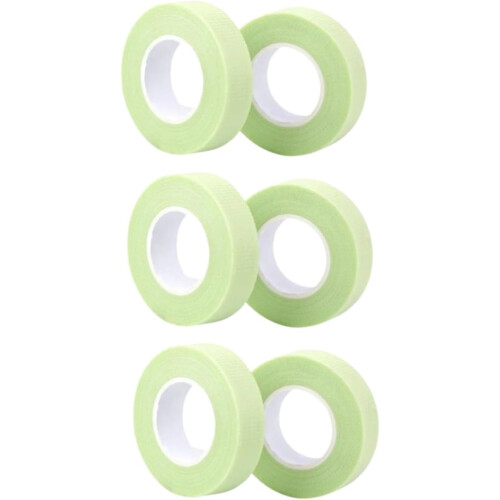 6 kpl ripsipidennysten teippikiinnitysapua Soft Elasticilta klusteriripsille