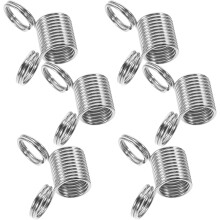 6 piccole molle metalliche per fermare le perline durante la creazione di gioielli, design anti-caduta per evitare la perdita delle perline