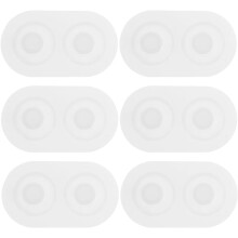 6-teiliges DIY-Silikonform-Augapfel-Set für Kunstharz-Bastelarbeiten, 2,2 x 1,1 cm runde Silikonformen für Puppenaugen
