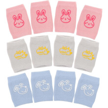 6 Paar Tanzsocken für Damen, Ballettschuhüberzüge mit Cartoon-Motiven: Grau, Dinosaurier, Rosa, Hase, Blau