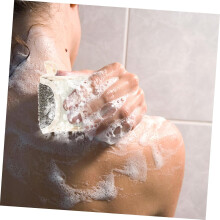 12 buc săpun săpun suport plasă pentru spumă de curățare exfoliantă depozitare pentru baie pentru genți de toaletă