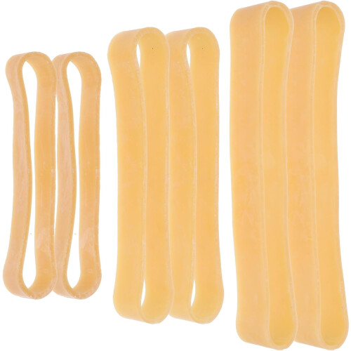 6 Stück robuste, dicke Gummibänder, elastische Formenbindebänder für Gips und Keramik