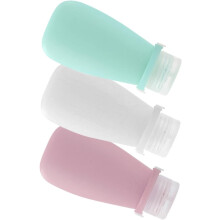 9 stuks siliconen reisflessen voor toiletartikelen, draagbare reisflessen voor shampoo en lotion, ideaal voor in de bagage.