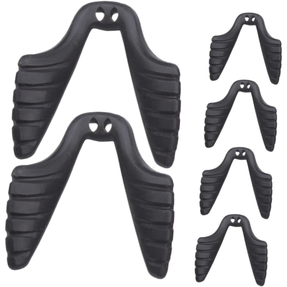 Hkhbjs 6Pcs Glasses Nose Pads Rubber Nose Cushions For Eyeglasses Sports Glasses Comfortable Fit