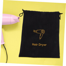 Reise-Organizer-Tasche für Haartrockner, Haartrocknerhalter, Kunstsack, Kordelzug, Reißverschluss, staubdicht, stilvoll, kompakt