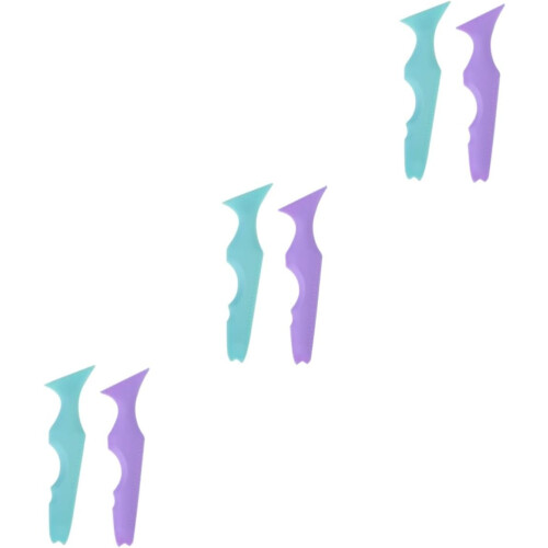 6pcs Eyeliner Stencil Silicone Eyeliner Aid Reusable Eye Liner Shadow Guide Template