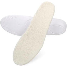 2pairs aquecido sapato de lã eleva Pu altura aumenta plantillas almofadas mais altas para mulheres homens para caminhada confortável