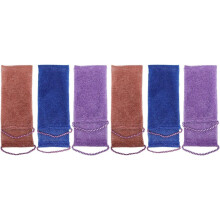 2er-Set Körperschwämme, Peeling-Badeschwämme für Dusche und Bad, afrikanischer Rückenschwamm, 3 Stück x 2
