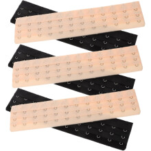 6 Stück Verlängerungshaken für BHs, elastische Verlängerungen für Damen, Verlängerungsbänder, Clips, Ersatzbänder