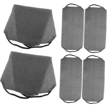 6er-Pack Peeling-Rückentücher für Damen und Herren aus Nylon