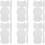 6Pcs Plastic Grid Sheets for Bag Making, Crochet DIY Crossbody Bag Material 1