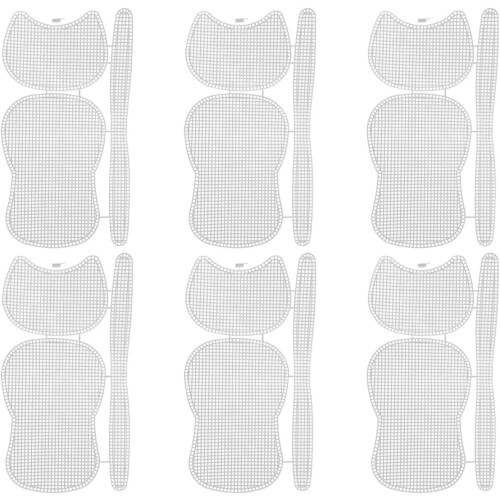 6Pcs Plastic Grid Sheets for Bag Making, Crochet DIY Crossbody Bag Material