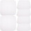 6 stk. bomullsmuslin osteklut 40x40 cm bomullsstoff vaskbar siling 1