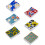 6pcs Japanese-Style Chopsticks Racks Decorative Chopstick Rest Rectangular Ceramic Elegant Creative 1