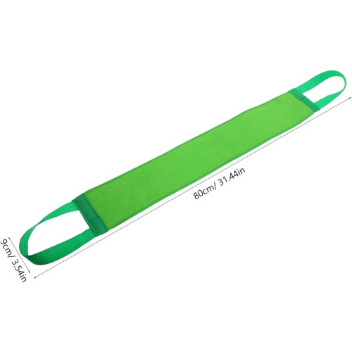 Peeling-Badetuch, 2er-Pack, gestreift, langer Rückenschrubber 1