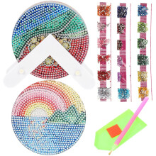 Diamantmalerei-Design Untersetzer, hitzebeständiger Becheruntersetzer, Acryl Premium