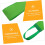 Peeling-Badetuch, 2er-Pack, gestreift, langer Rückenschrubber 3