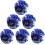 Lot de 6 pompons pour accessoires de danse et de cheerleading. 1