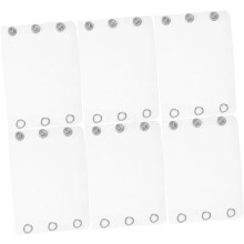 Lot de 6 rallonges de body en coton pour filles et garçons