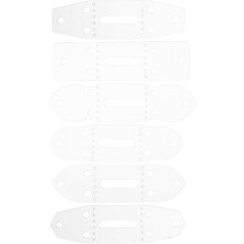 60 lijas triangulares con agujeros, papel de lija autoadhesivo con reverso triangular y flocado.