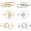 Set di 6 spille da cintura, spille di sicurezza decorative delicate per donne 1