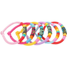6er-Set Vintage-Armbänder im Ethno-Stil mit geflochtenen, verstellbaren Bändern für Damen und Herren