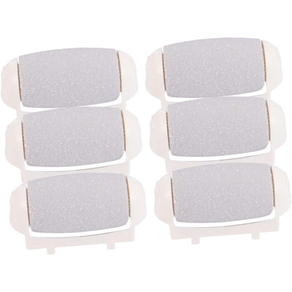 Hkhbjs Grey 6Pcs Replacement Calluses Remover Dead Skin Tool Pedicure Tools For Electric Foot File Callus Remove